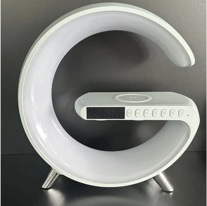 New Intelligent G-Shaped LED Lamp Bluetooth Speaker Wireless Charger Atmosphere Lamp App Control For Bedroom Home Decor